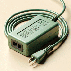 Adaptador Classe Médica Slim EUA Verde 15V 1,66A 25W