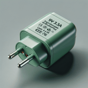 Adaptador de Parede Verde Intercambiável 9V 3.33A CEE-716