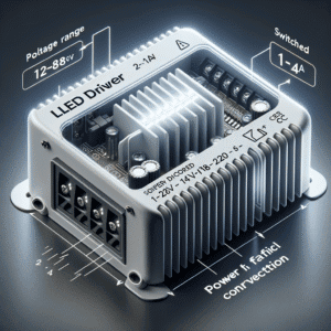 Driver de LED com Caixa Fechada Chaveada PFC 12-18V 1-4A