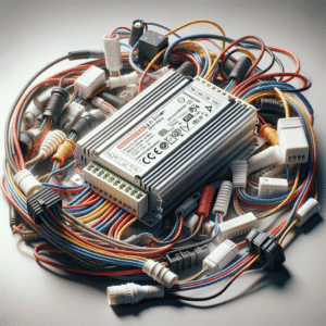 Driver LED 24V 3,75A 90W AC-DC com PFC e Dimmer