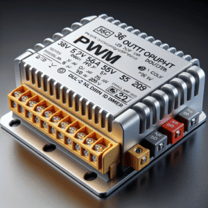 Driver LED Saída PWM 36V 5-55A 200W com Dimmer Push DALI-2