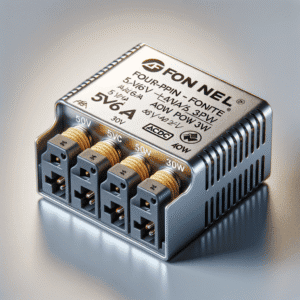 Fonte ACDC Encapsulada Miniatura 5V 6A 30W 4 Pinos Mean Well