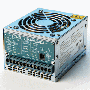 Fonte Chaveada Caixa Fechada 105W 132W 3.3V PFC Perfil Baixo
