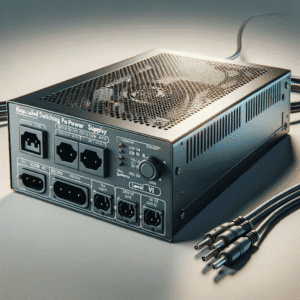 Fonte Regulada Chaveada de Mesa 15V 6A 90W Nível VI 1 Reator de alimentação de energia de alta eficiência para aplicações industriais e automação, compatível com produtos Mean Well Brasil, confiável e com certificações internacionais.