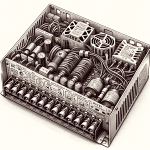 Mean Well Fonte AC-DC Saída Quádrupla 5V/5A 12V/1A 45,5W