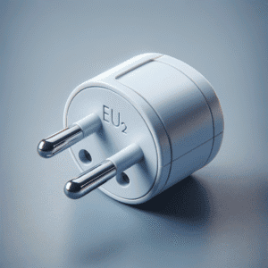 Plug AC EU2: Tomada Europeia Para Adaptadores de Parede