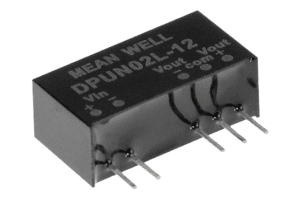 Conversor DC-DC 2W 5V 0,2A Dupla Saída 24V SIP7